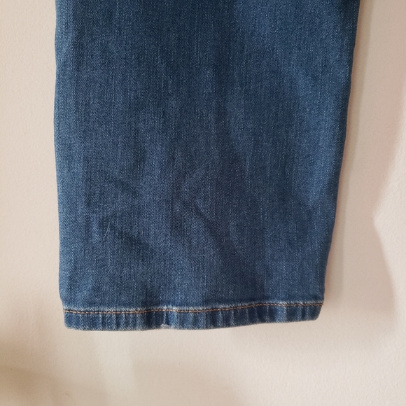 Garnet Hill Organic Cotton High Rise Straight leg Relaxed Jeans 32 Sustainable - Picture 13 of 16